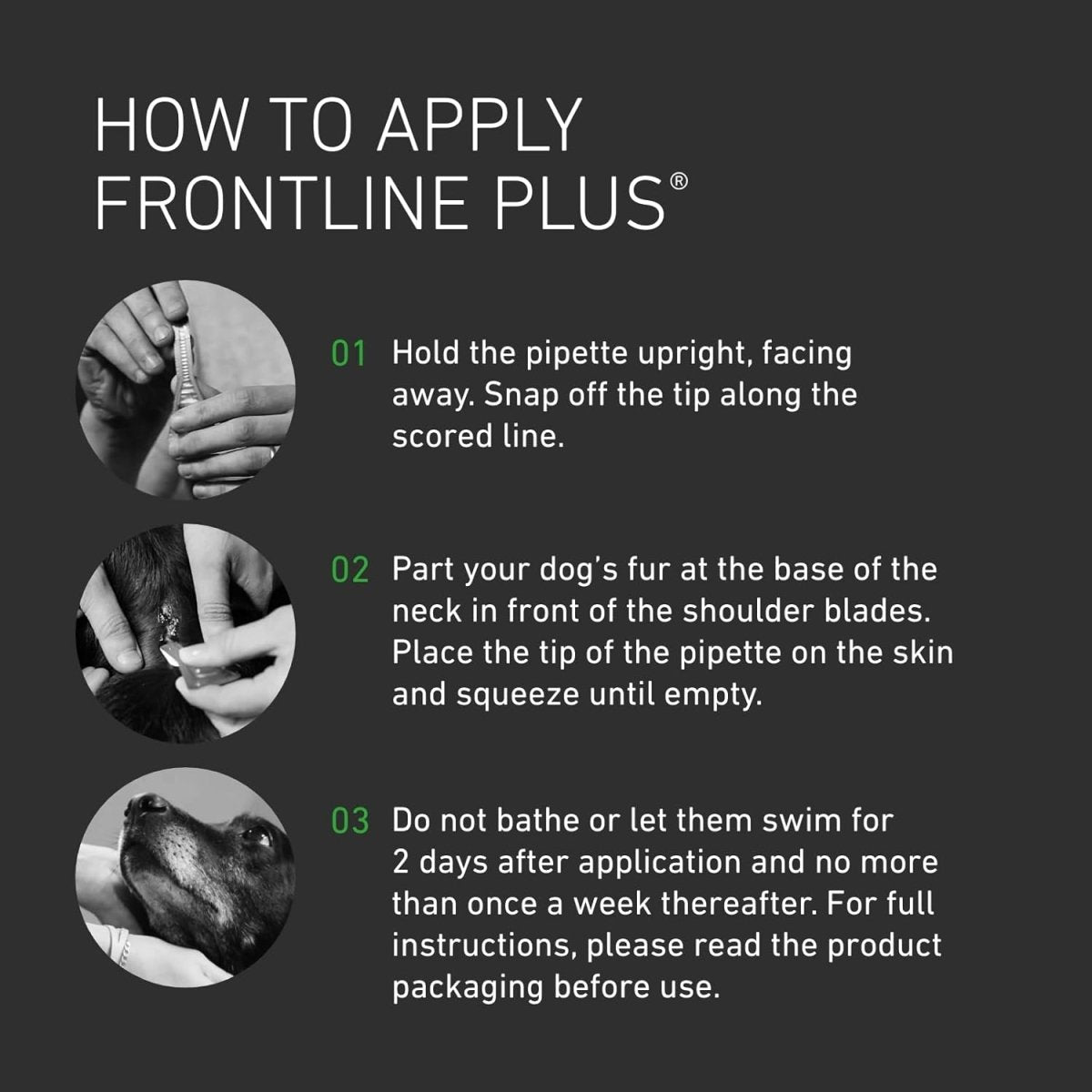 FRONTLINE Plus Flea & Tick Treatment for Medium Dogs 10–20kg | 6 Pipettes fragrance