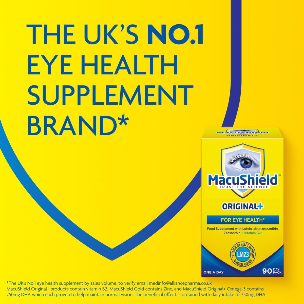 MacuShield Original Plus Eye Health Capsules 90 Day Pack | Daily Vision Support fragrance