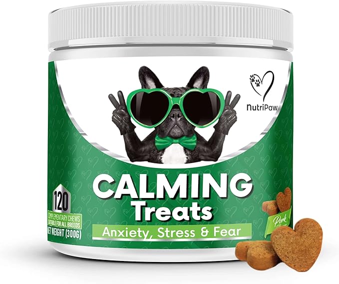 NutriPaw Calming Treats for Dogs | Natural Anxiety & Stress Relief Chews fragrance