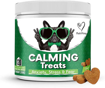 NutriPaw Calming Treats for Dogs | Natural Anxiety & Stress Relief Chews fragrance