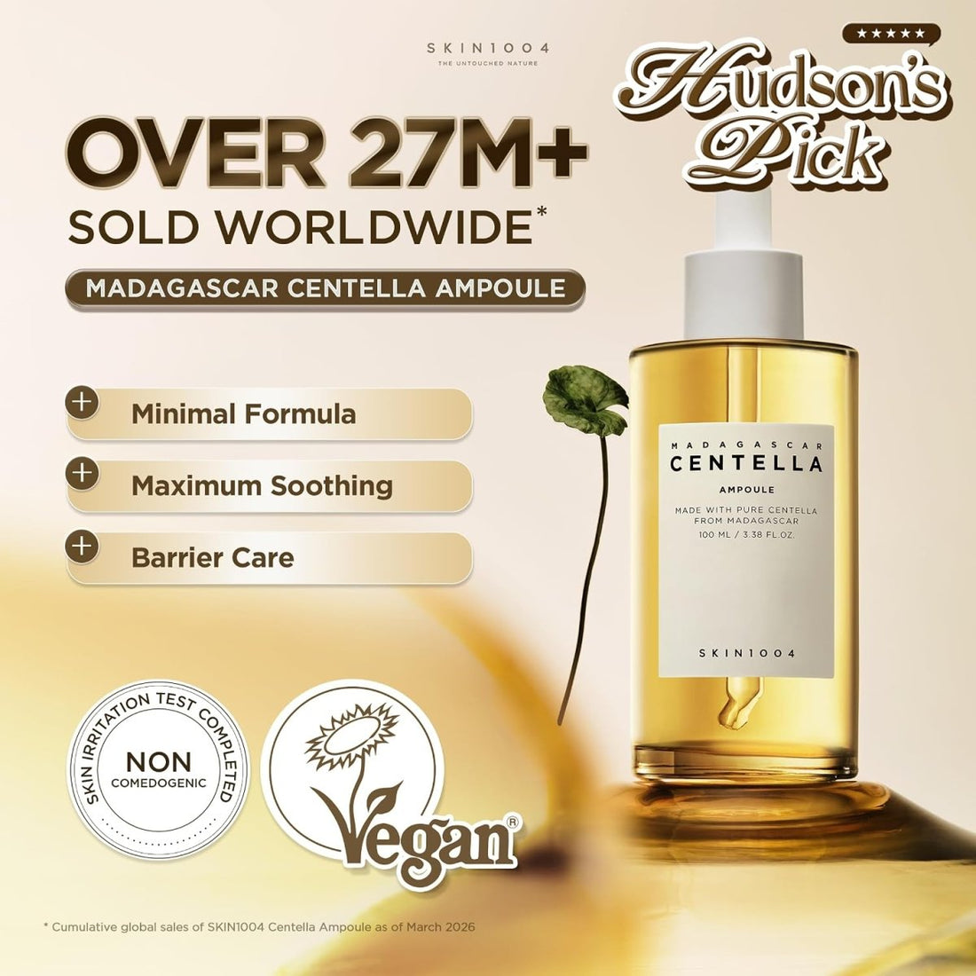 SKIN1004 Madagascar Centella Ampoule 30ml | Soothing & Hydrating Facial Serum fragrance