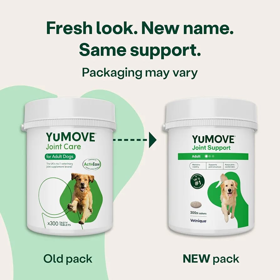 YuMOVE Adult Dog Joint Supplement 300 Tablets | Hip & Joint Support for Adult Dogs fragrance