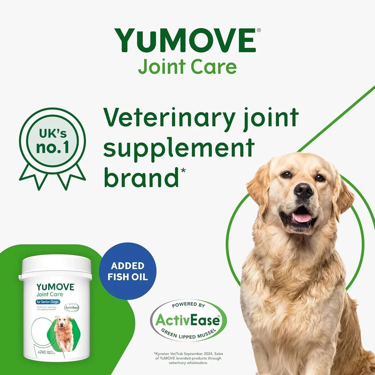 YuMOVE Senior Dog Joint Supplement 240 Tablets | Hip & Joint Support for Senior Dogs fragrance