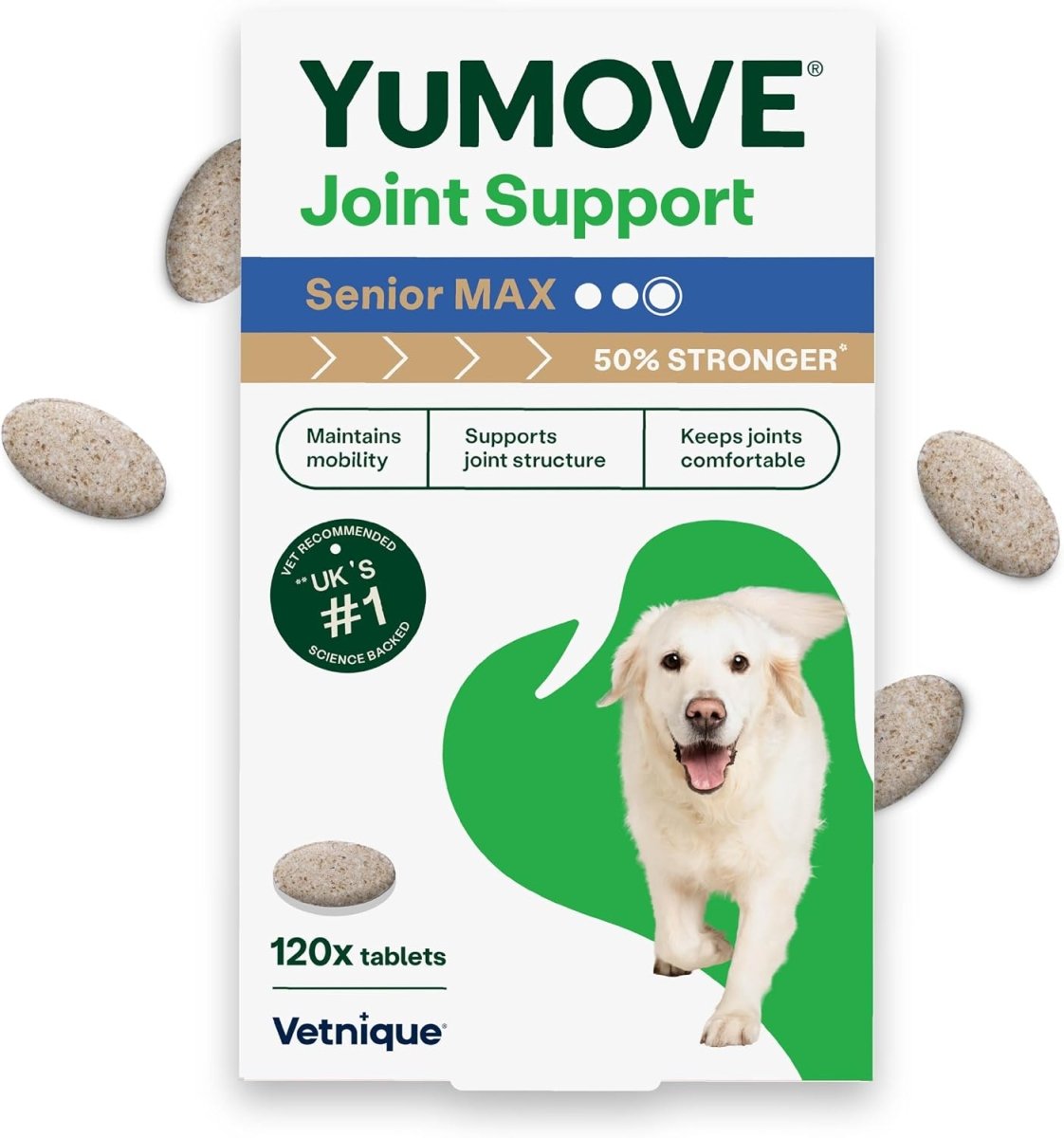 YuMOVE Senior Maximum Strength Joint Supplement 120 Tablets | Advanced Hip & Joint Support fragrance